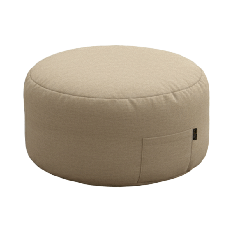 เบาะนั่งทรงกลม RENITA HOME รุ่นMAKI POUF สีครีม